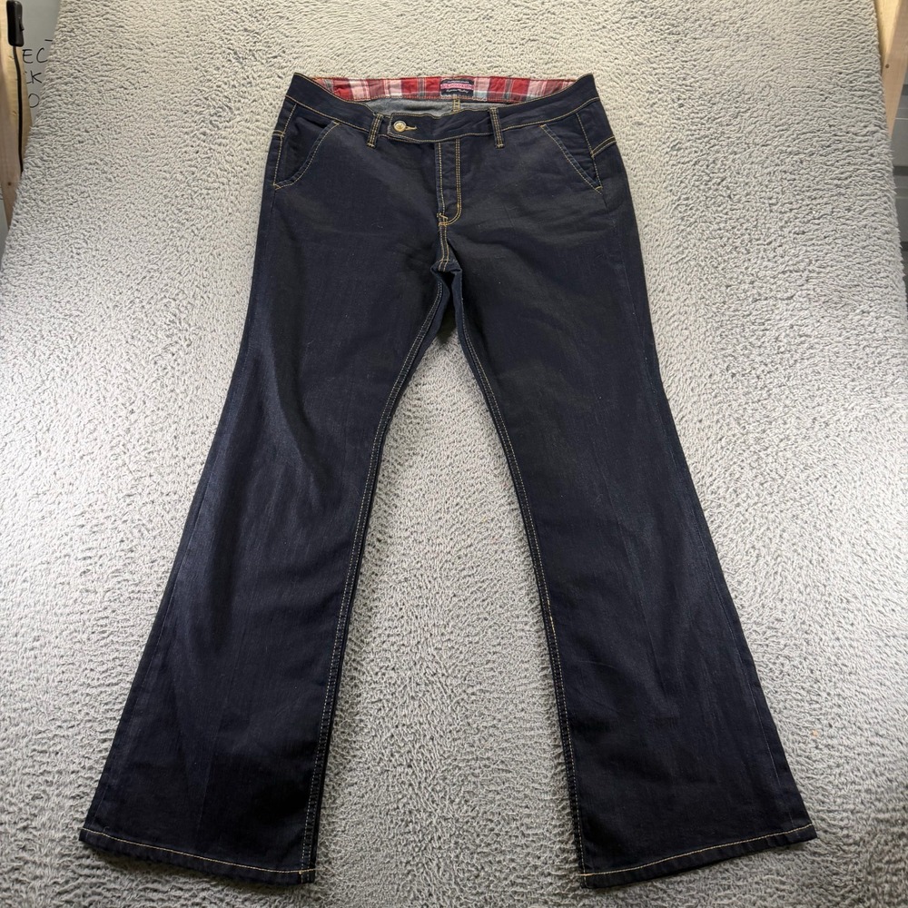 U.S. Polo Assn. Jeans Womens 15 Blue Cotton Denim Bootcut Y2K Stretch‎ Workwear